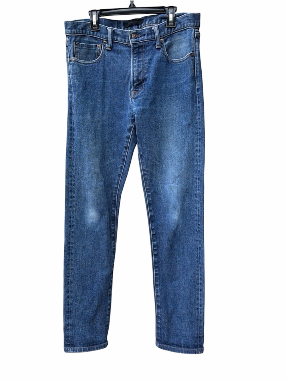 Uniqlo Slim Straight Japanese Kaihara Denim Jeans Men Size 31”x34”